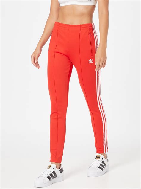 adidas broek rood dames|Adidas sportbroeken dames.